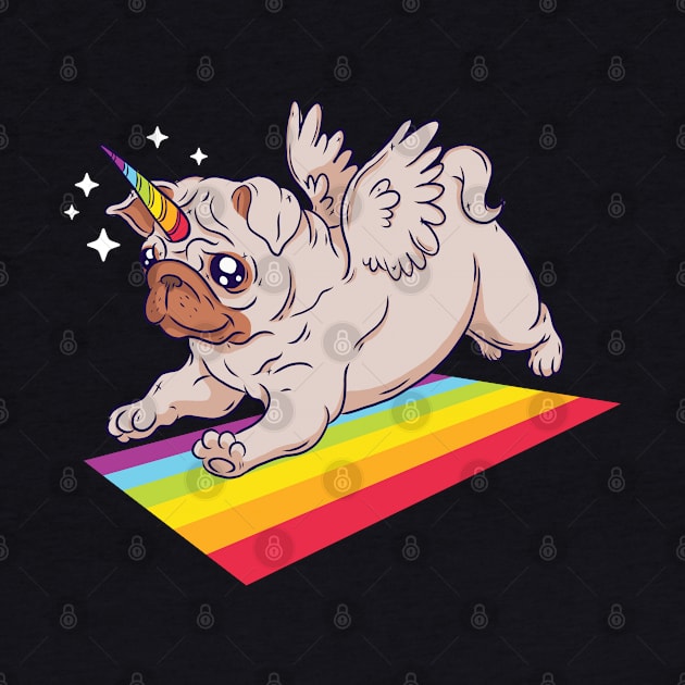 Pug Unicorn by madeinchorley